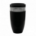Waterford Crystal Black Cut 12" Vase